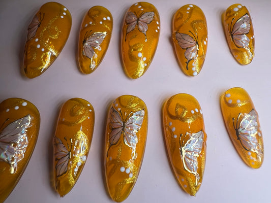 Golden Butterfly Bliss